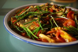 豆腐焖鱼