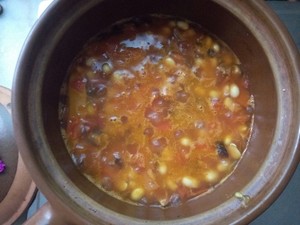 茄汁炖黄豆
