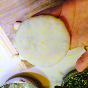 薄皮韭菜饼