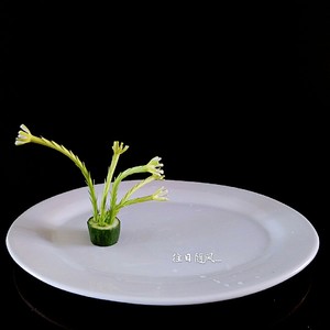 蒜苔盘饰