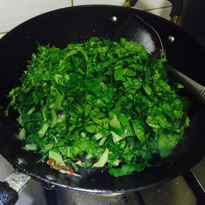 盖菜炒牛肉