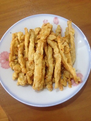 炸白玉菇