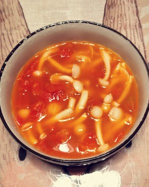 番茄白玉菇汤