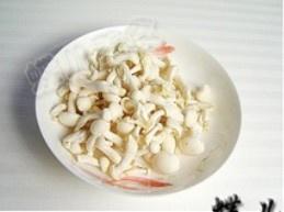 蚝油彩椒白玉菇