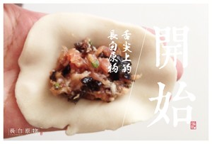 东北木耳榛蘑肉馅饺子
