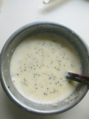 火龙果牛奶煎饼