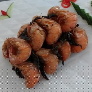 茶叶焗虾
