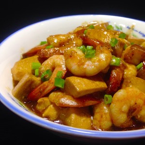 虾仁豆腐