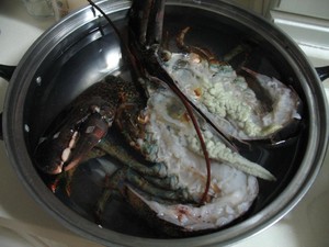 蒜蓉蒸龙虾