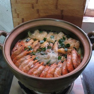 干虾粉丝煲
