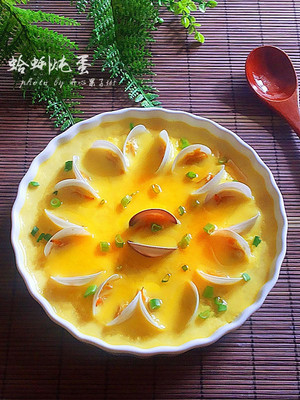 超滑嫩的蛤蜊炖蛋