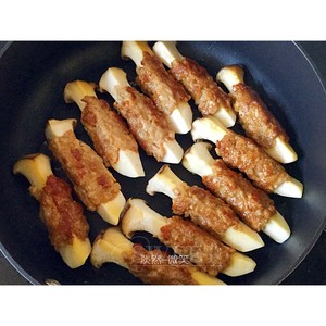 杏鲍菇酿肉卷