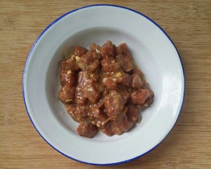 家常菜~杏鲍菇烧牛肉粒