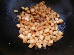 家常菜~杏鲍菇烧牛肉粒