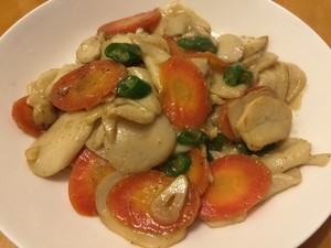 老丁的私房菜-美极杏鲍菇