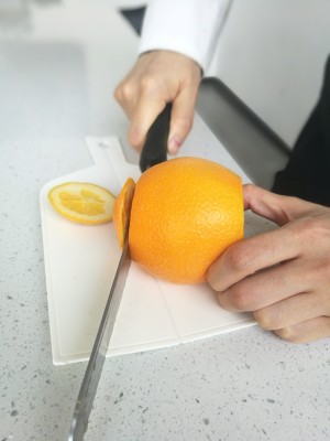 香煎（鸭）鹅肝配香橙酱
