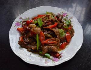 素炒野生牛肝菌