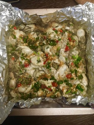 锡纸烤牡蛎（海蛎子）