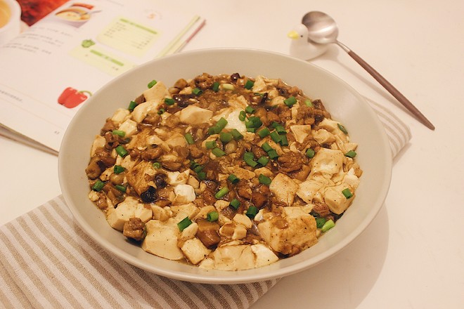 超级下饭的香菇肉沫豆腐