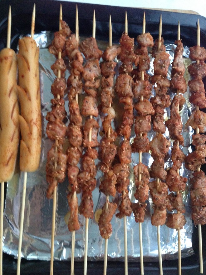 烤箱猪肉串