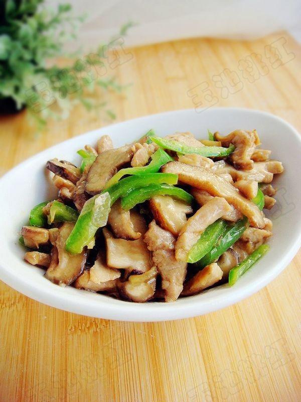 香菇炒瘦肉
