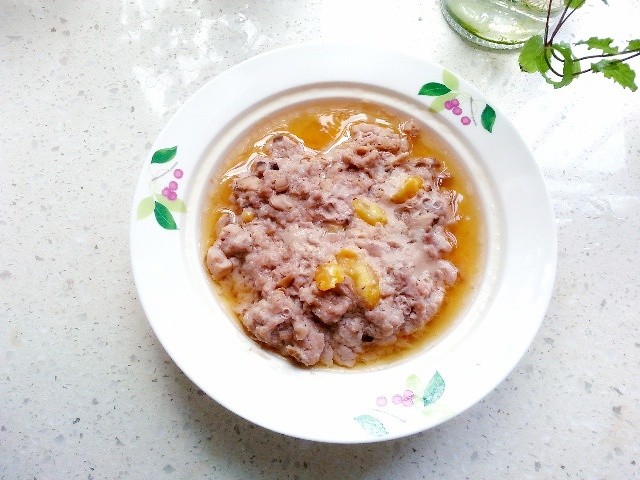 超简单粤菜——弹牙咸蛋蒸肉饼（纯瘦肉版）