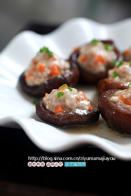 豆腐肉末酿香菇