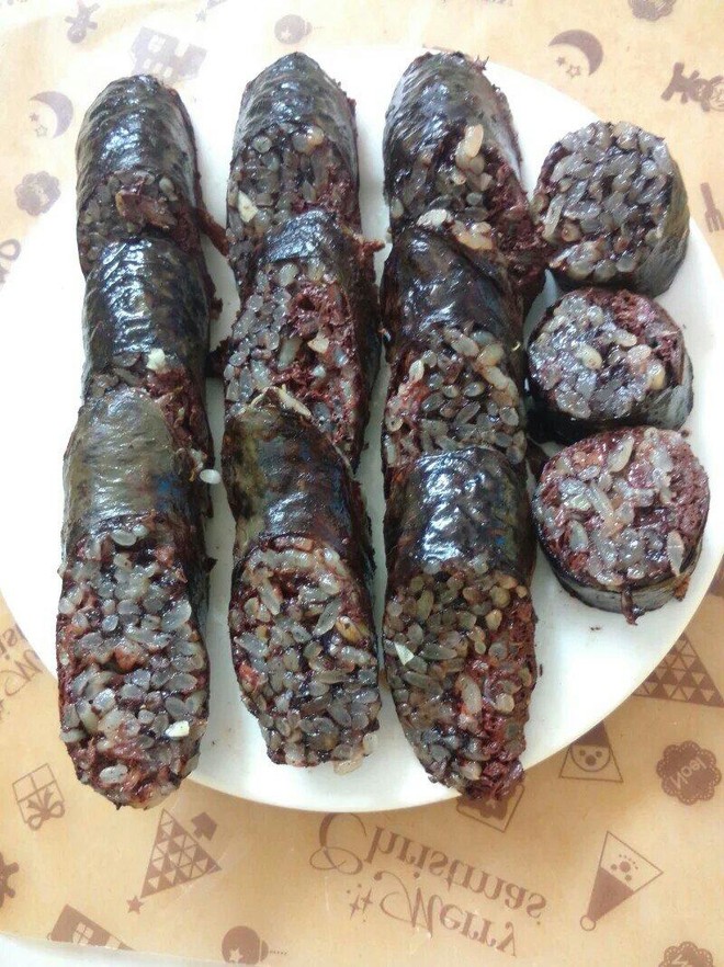 米肠（内容很血腥，晕血的就不要点开了，我写菜谱也不容易，不想被举报！！！！）朝鲜米肠