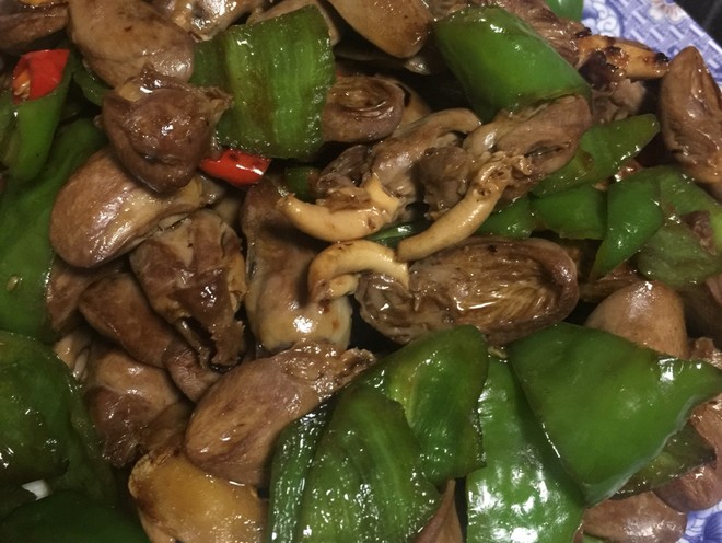 爆炒鸡心