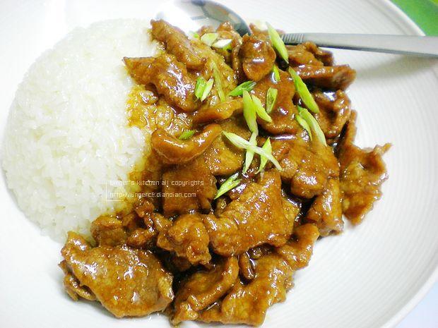 蚝油牛肉盖饭