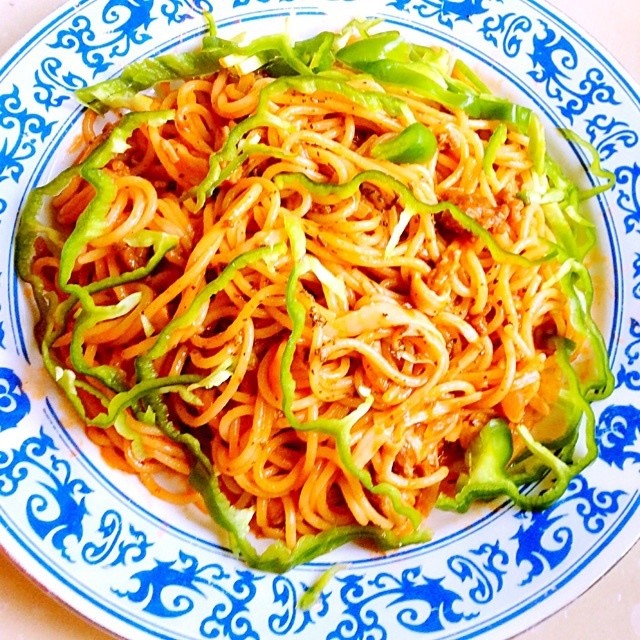 牛肉末炒意大利面
