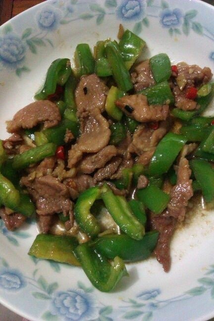 青椒肉片