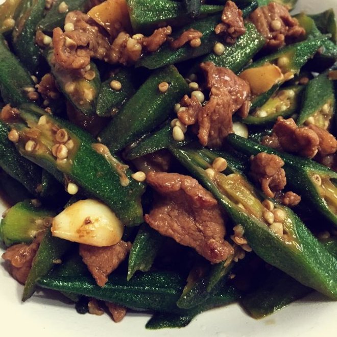 秋葵炒肉