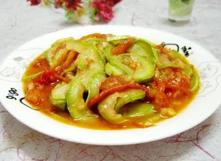 西葫芦烩番茄