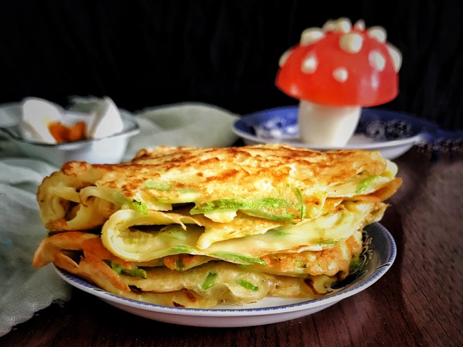 西葫芦鸡蛋饼