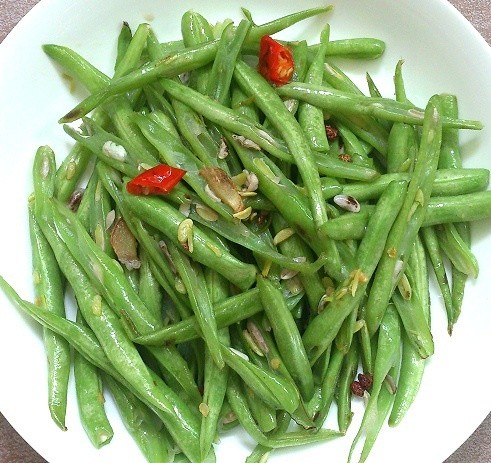 清炒四季豆