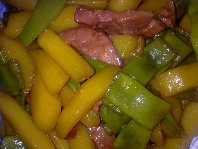 土豆炖扁豆
