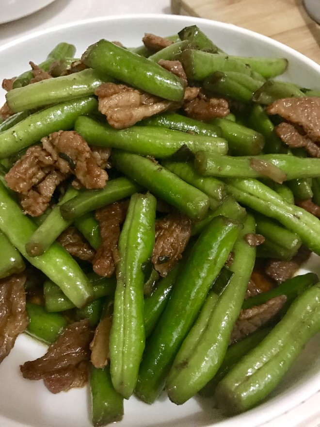 刀豆炒肉