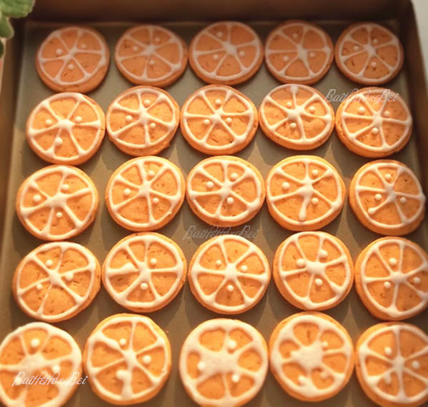 糖霜香橙饼干