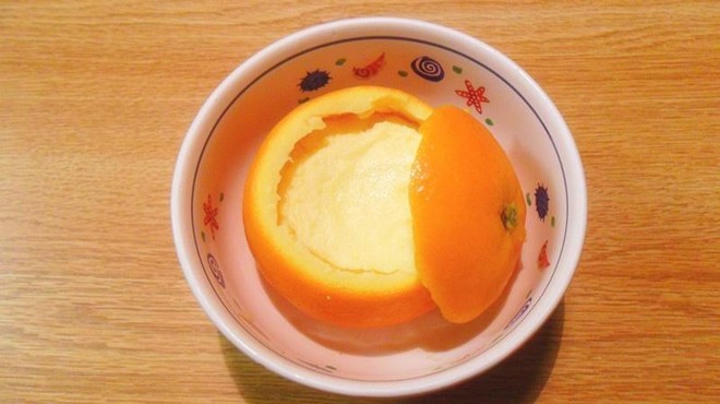 橙子蒸蛋