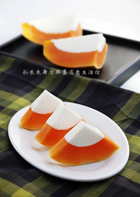 木瓜椰奶冻