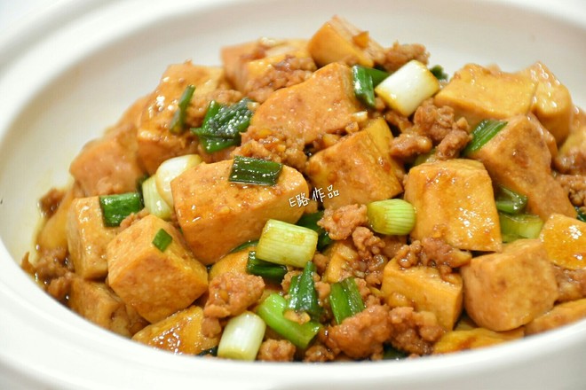 肉末烧豆腐