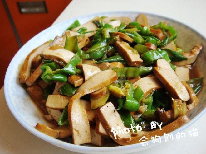 家常炒豆干