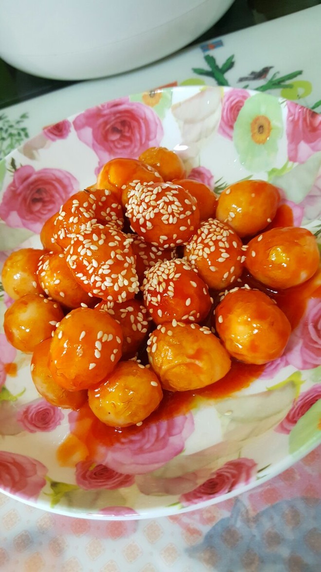 酸甜鹌鹑蛋