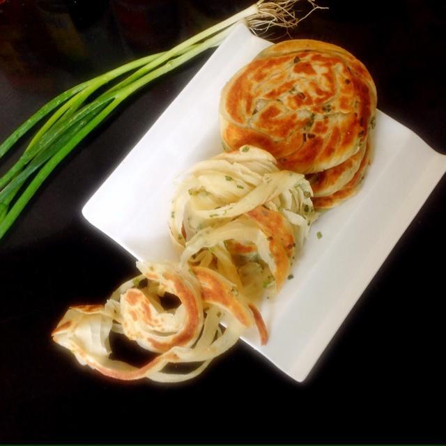 葱花手抓饼