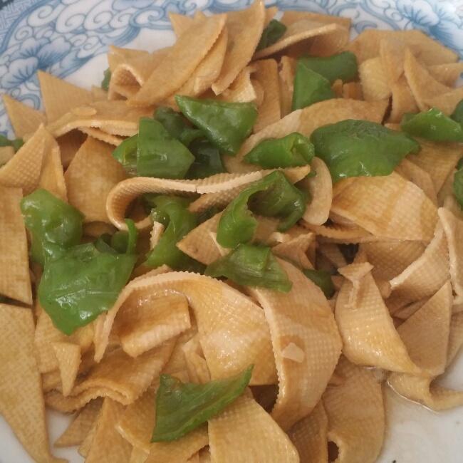 青椒豆皮