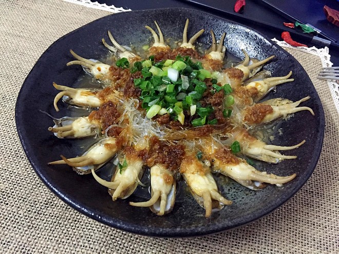 蒜蓉粉丝蒸蛏子