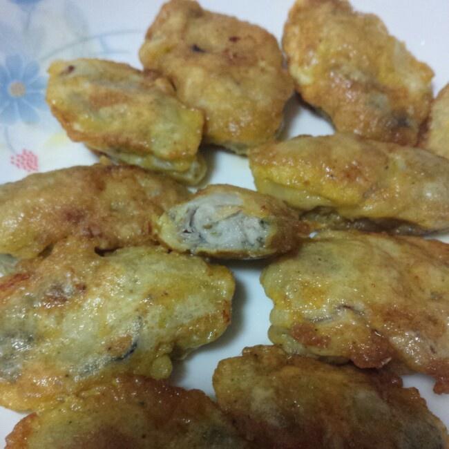 蛋煎海蛎子（快手菜）
