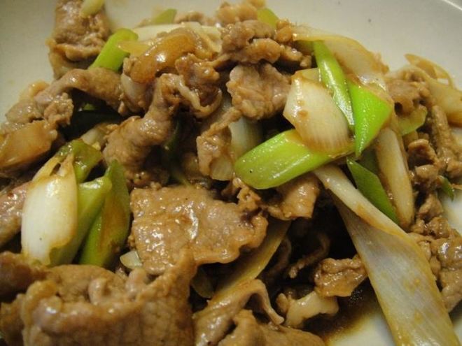 老北京葱爆（炮）羊肉