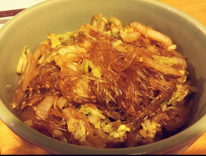 白菜炒粉丝